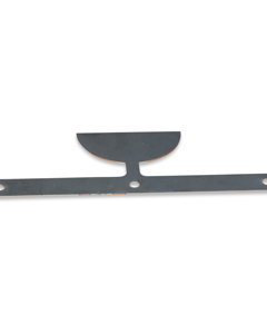 Feed deflection plate SST for downgate flap dia 150